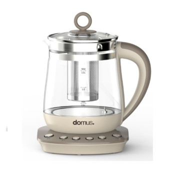 도무스 티칸 유리 보온 티포트