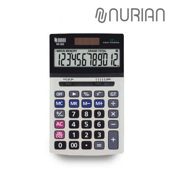 누리안]탁상용액정넓고세련된일반계산기NR-803