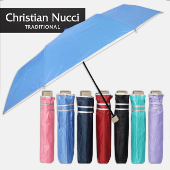 크리스찬누찌 무지실버 3단우산