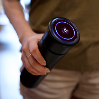 [특허상품/국내생산] 링크 살균기능 텀블러 블랙 480ml