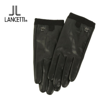란체티 삼선 시보리 여성 가죽 장갑LC-21