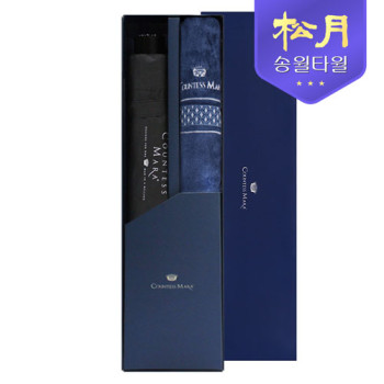 송월타올 CM 더블다이아40 + CM3단 폰지우산 2p 콤보세트