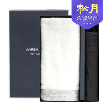송월타올 송월 풍차40 + 송월3단 컬러무지 2p 콤보세트
