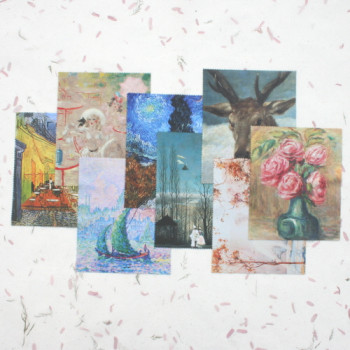 DYI 명화시리즈1 안경닦이전사클리너(15 x 18 cm)맞춤주문제작