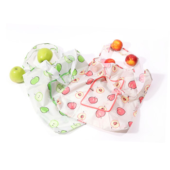 리츠 지퍼백 사과 복숭아 장바구니