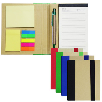 밴드 하드커버 볼펜수첩