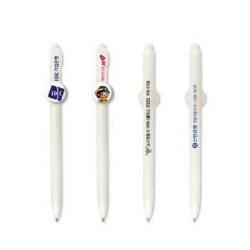 화이트 캐릭터 볼펜