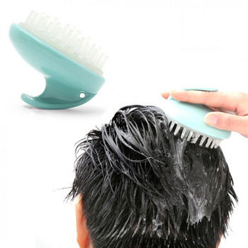실리콘 두피마사지 샴푸브러쉬 PE타입 헤어브러쉬