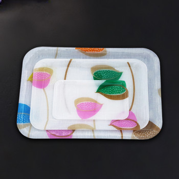 아크릴 연실 타원쟁반 3p