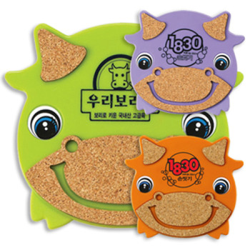 황소콜크 냄비받침