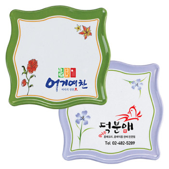 웨이브멜라민 냄비받침