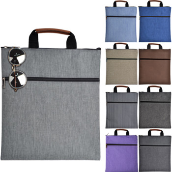 프리 플랫 앞지퍼 서류가방