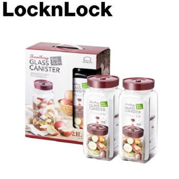 락앤락_553s2유리용기2P(2.1ℓ/사각)