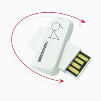 정품 MINIBOSS USB메모리 미니보스 4GB 스윙형