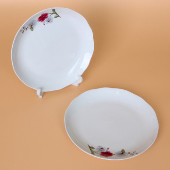 나비 호접란 원형접시 2P(8인치)