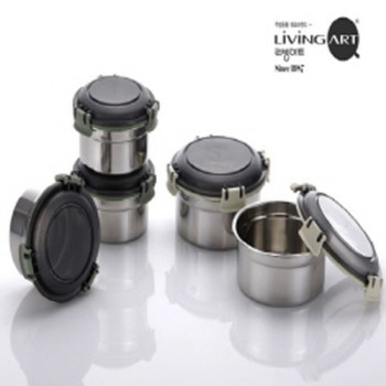 디오바코 스테인레스 밀폐용기 5종