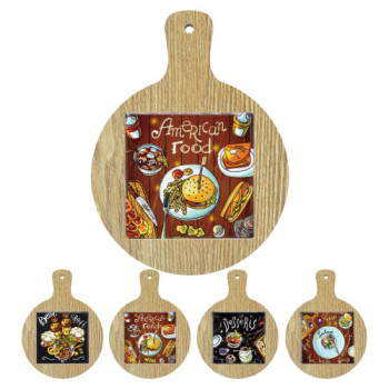 원형손잡이냄비받침(요리A,B,C,D)