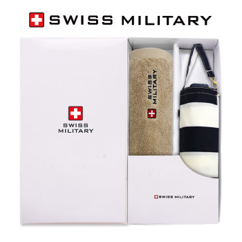 스위스밀리터리 5단수동 네이비스트라이프 + 180g면사타올 세트