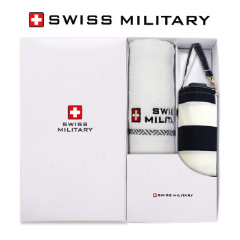 스위스밀리터리 5단수동 네이비스트라이프 + 160g면사타올 세트