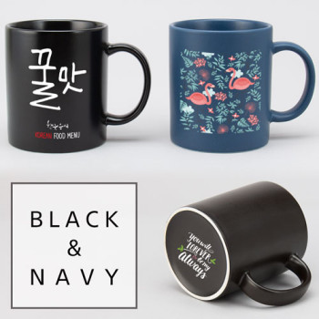 [칼라인쇄] 무광 올칼라 머그컵(2색)