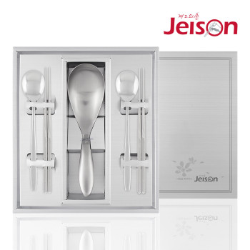 [제이손] 퍼주박 다용도 국자&2인 고급 수저세트 (PMS5)