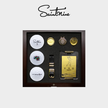 세인트나인 X 3구 볼마커 순금 네임택 선물세트