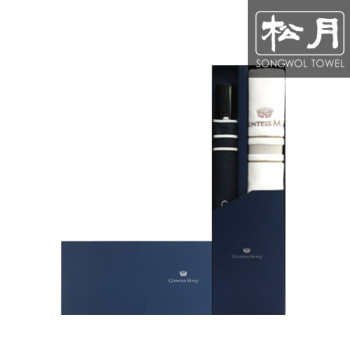 [송월 우산선물세트]카운테스마라 2단 폰지바이어스 1p + 센치1p