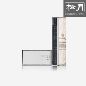 [송월 우산선물세트]송월 2단 모던체크 1p + 카운테스마라 센치1p