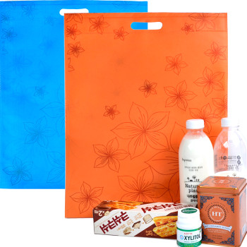 꽃송이 부직포가방 베이직 대