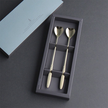 엔젤하트 골드 롱스푼만 2P 커피스푼 롱티스푼