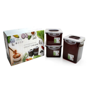 [밀폐용기] 컬러락 김치통 옹기2호