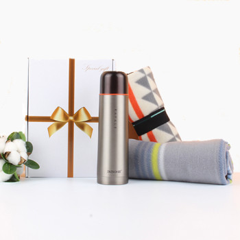 메탈 보온병 500ml+무릎담요 2종세트