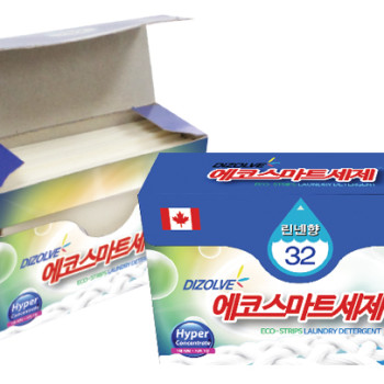 디졸브 세탁세제 박스형 린넨향 32P