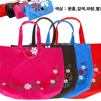 [시장가방] 장바구니-꽃 지갑형(특대형)