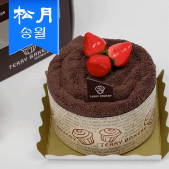 송월 미니파티케익 타올수건 s