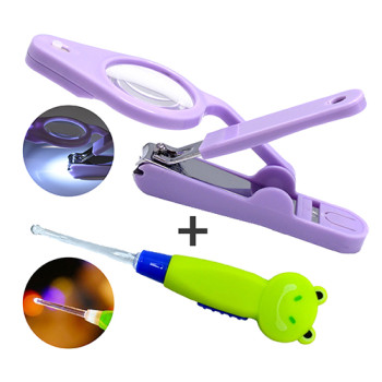 후레시돋보기손톱깎이+LED귀이개 세트