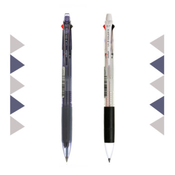 [국산볼펜] 문화초저점도3색볼펜에스 0.7mm