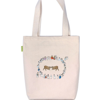 국산 럭키행운 에코백