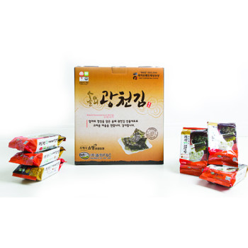 광천김세트 웰빙재래맛(도시락김)18봉