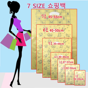 쇼핑백 비닐쇼핑백 HD쇼핑백  팬시쇼핑백 5호