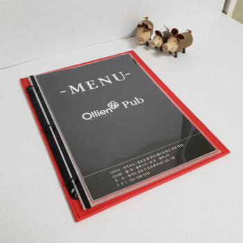 모던바인더메뉴판