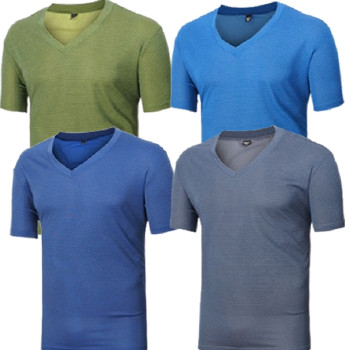 카치온 스트라이프 V넥 (반팔)