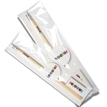 incolor 문구세트 OPP11 (연필 지우개)