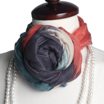 B105 수채화 여성 스카프