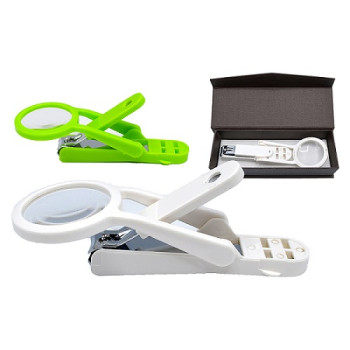 미니 확대경 손톱깎이
