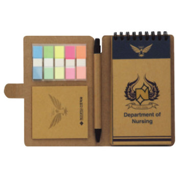 [먹1도 기본]크라프트 스프링수첩(팝업5색형)