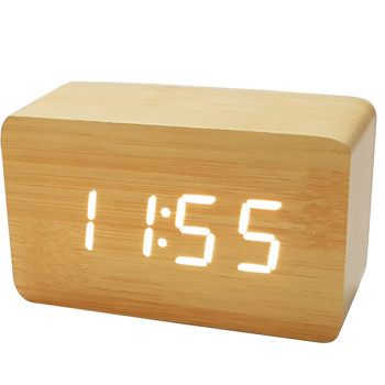 우드타입 탁상용시계(직사각)