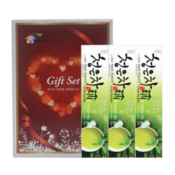 [칫솔/덴탈용품]2080 애경 청은차 치약 120g 3p세트