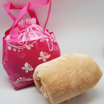 미니복주머니가방+윙윙무릎담요