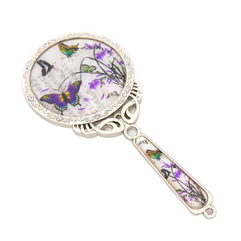 자개공주손거울(난초문)